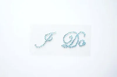 I Do Light Blue Shoe Stickers Wedding Bride Shoe Sticker