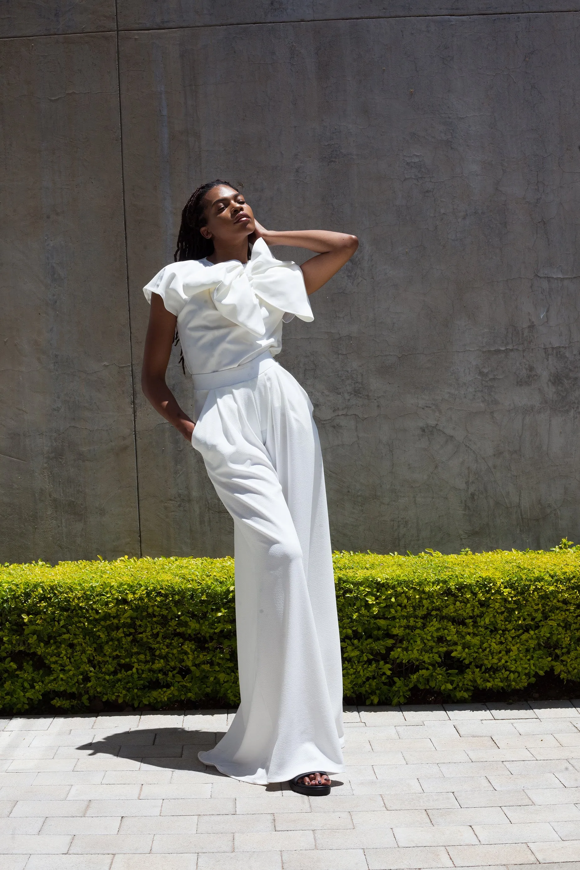 Ivory STROLL Wide Leg Pants