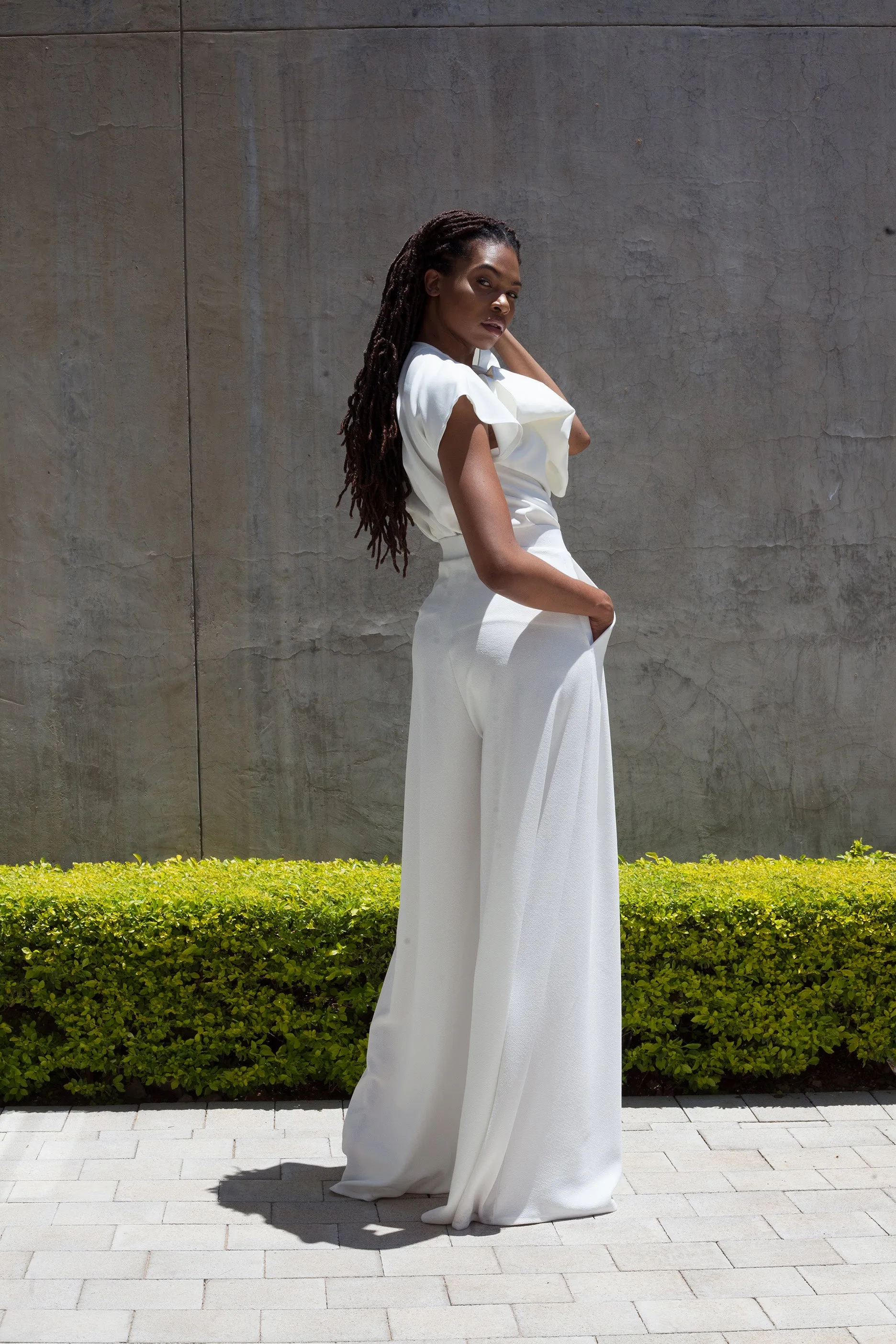 Ivory STROLL Wide Leg Pants
