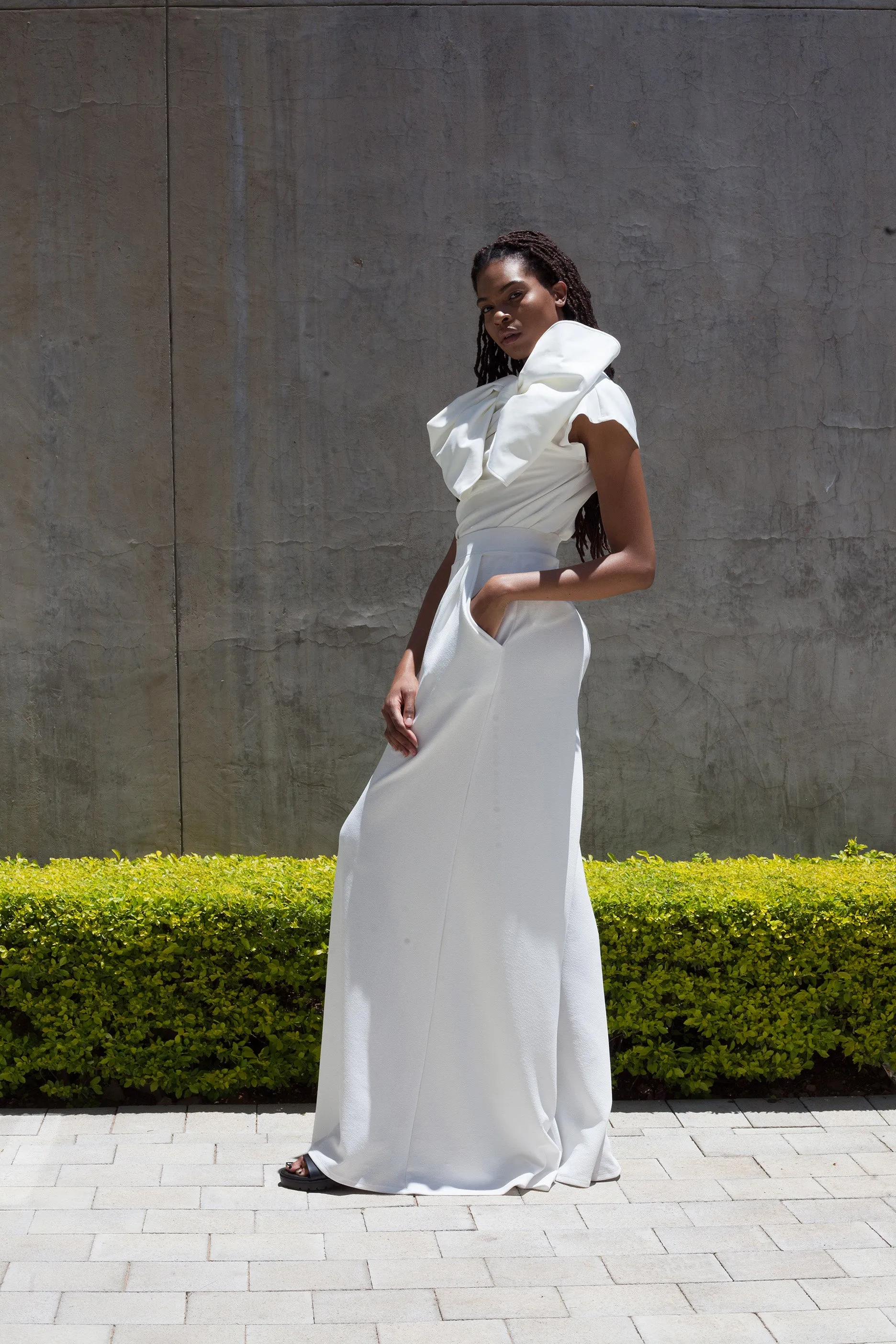 Ivory STROLL Wide Leg Pants