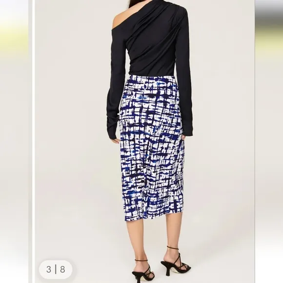 Jason Wu Printed Midi Skirt