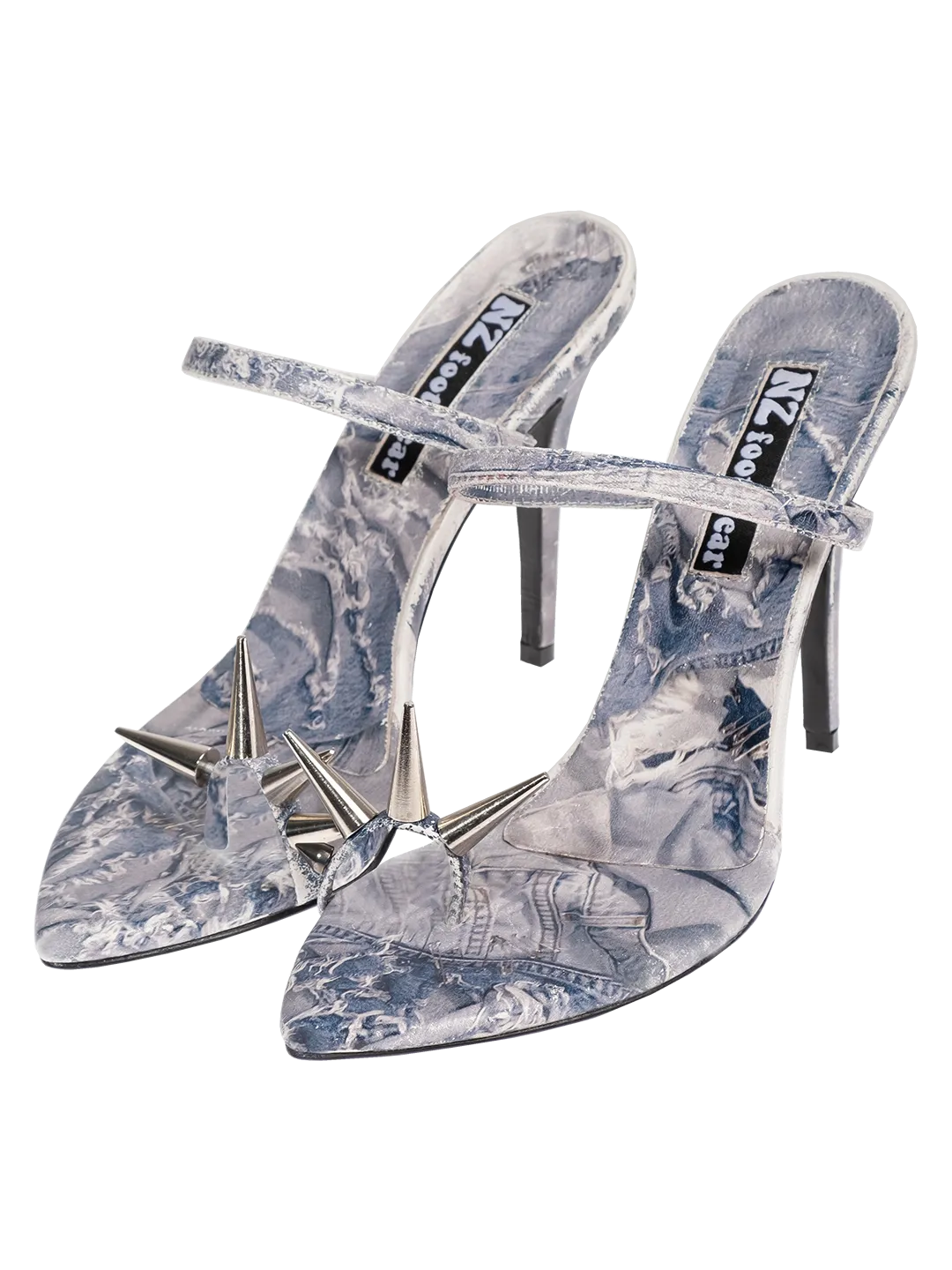 Jeans Spike Heels