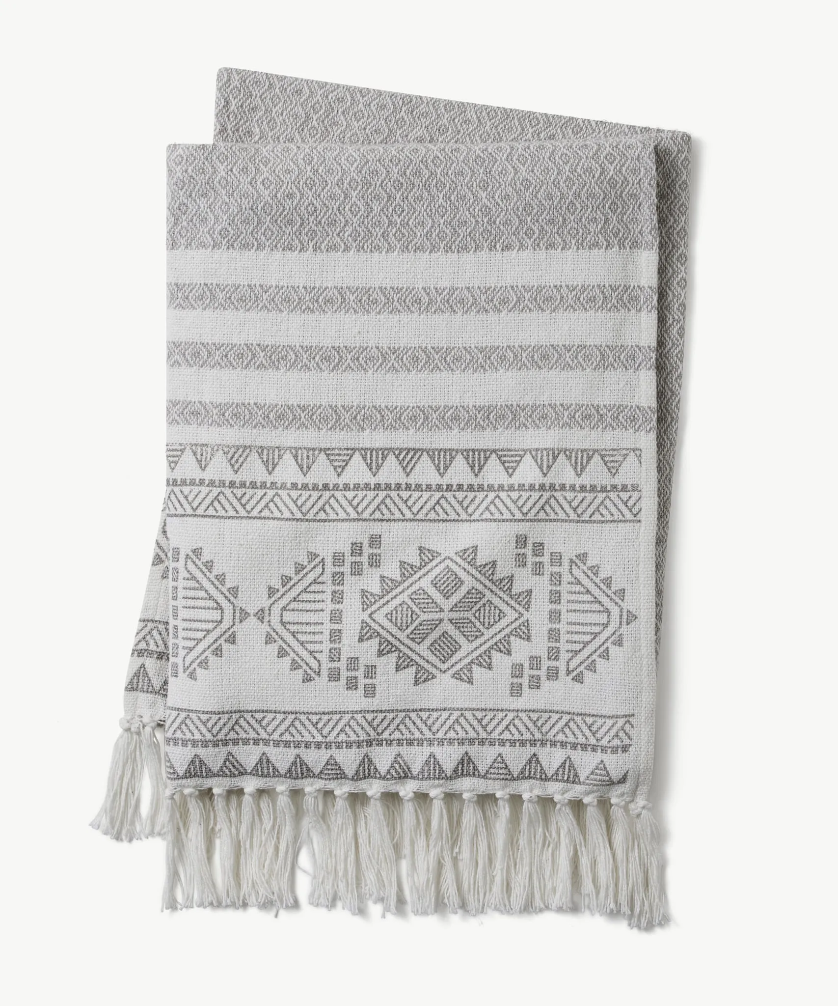 Jolie Geometric Woven Throw