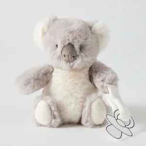 Kara Koala Plush Toy & Dummy Holder Clip