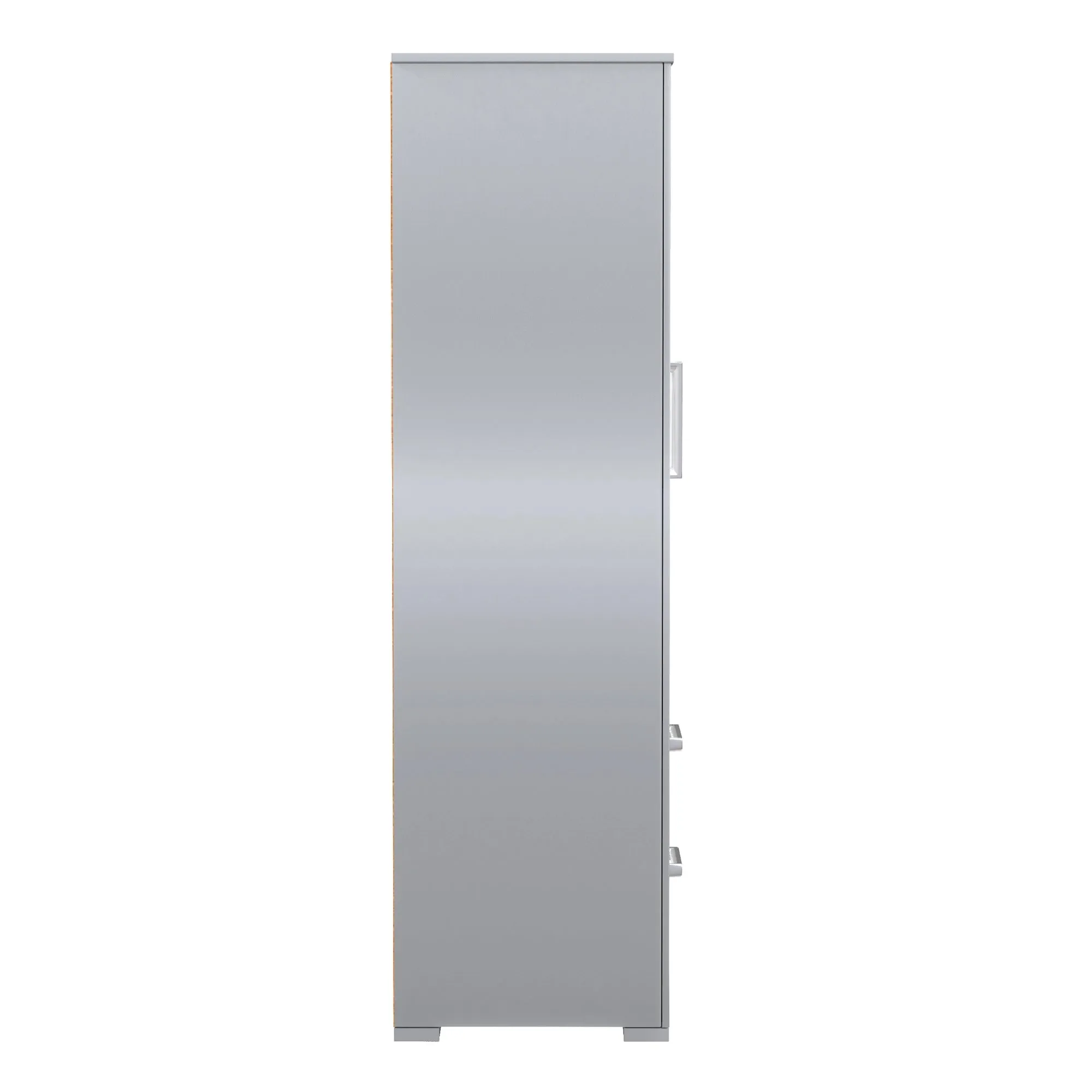 Karlstad Wardrobe - Light gray and white