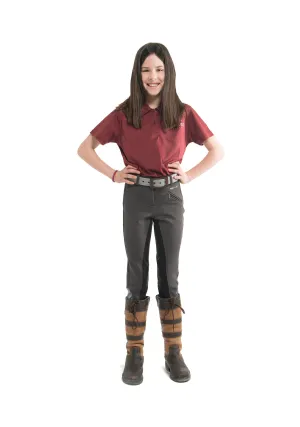 Kid's Mid-Waist Breech | Gray   Black
