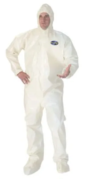 Kimberly-Clark Professional KLEENGUARD A80 WHT 2XL HZRDGRD CHEM CV, 45665