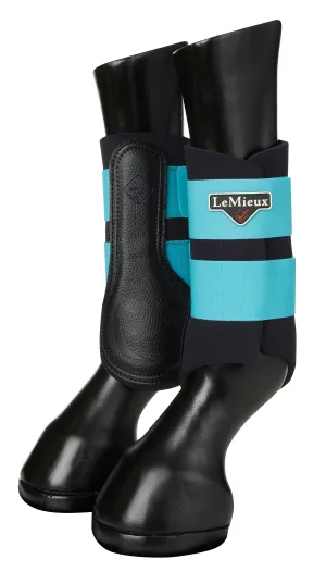LeMieux Grafter Brushing Boots Azure