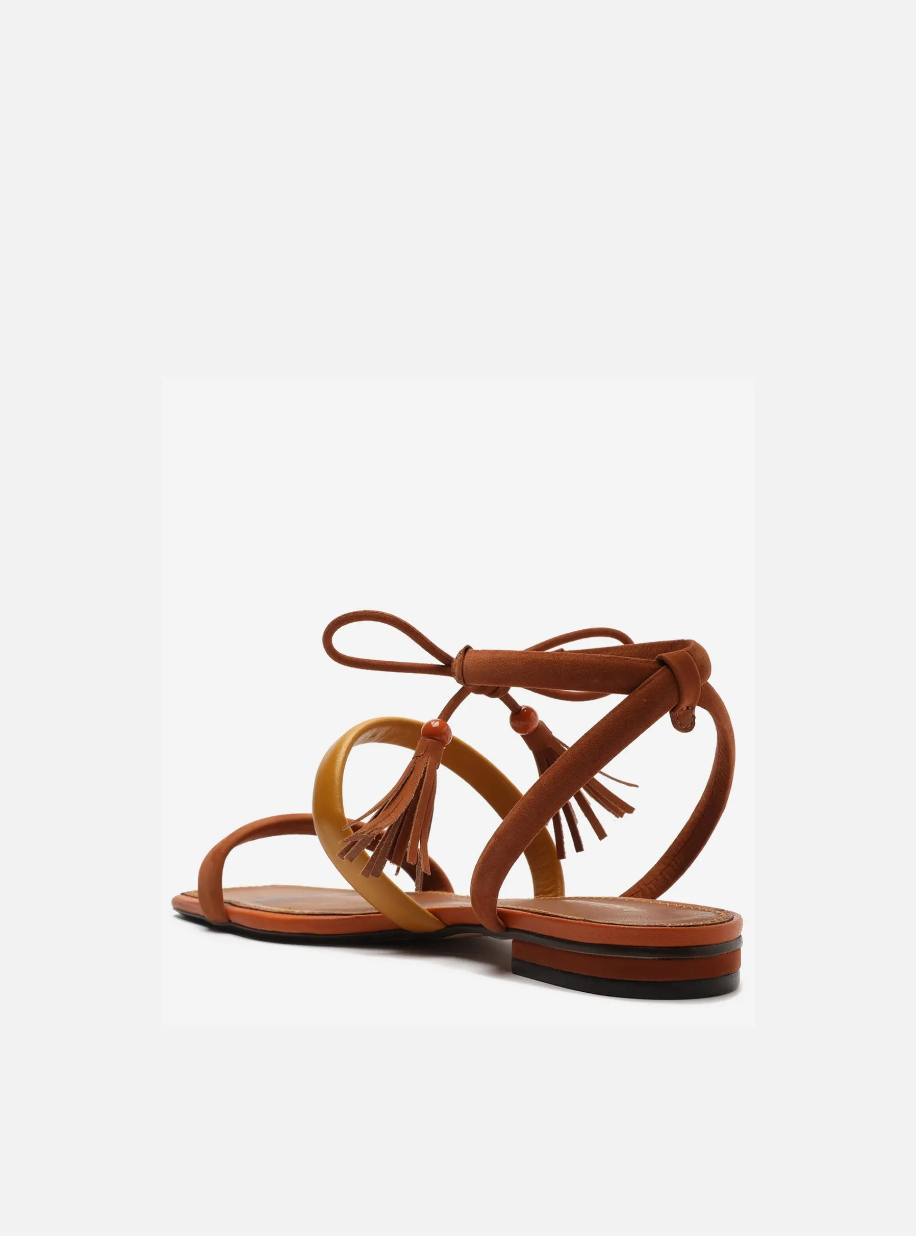 Lenny Frin Flat Nubuck Sandal