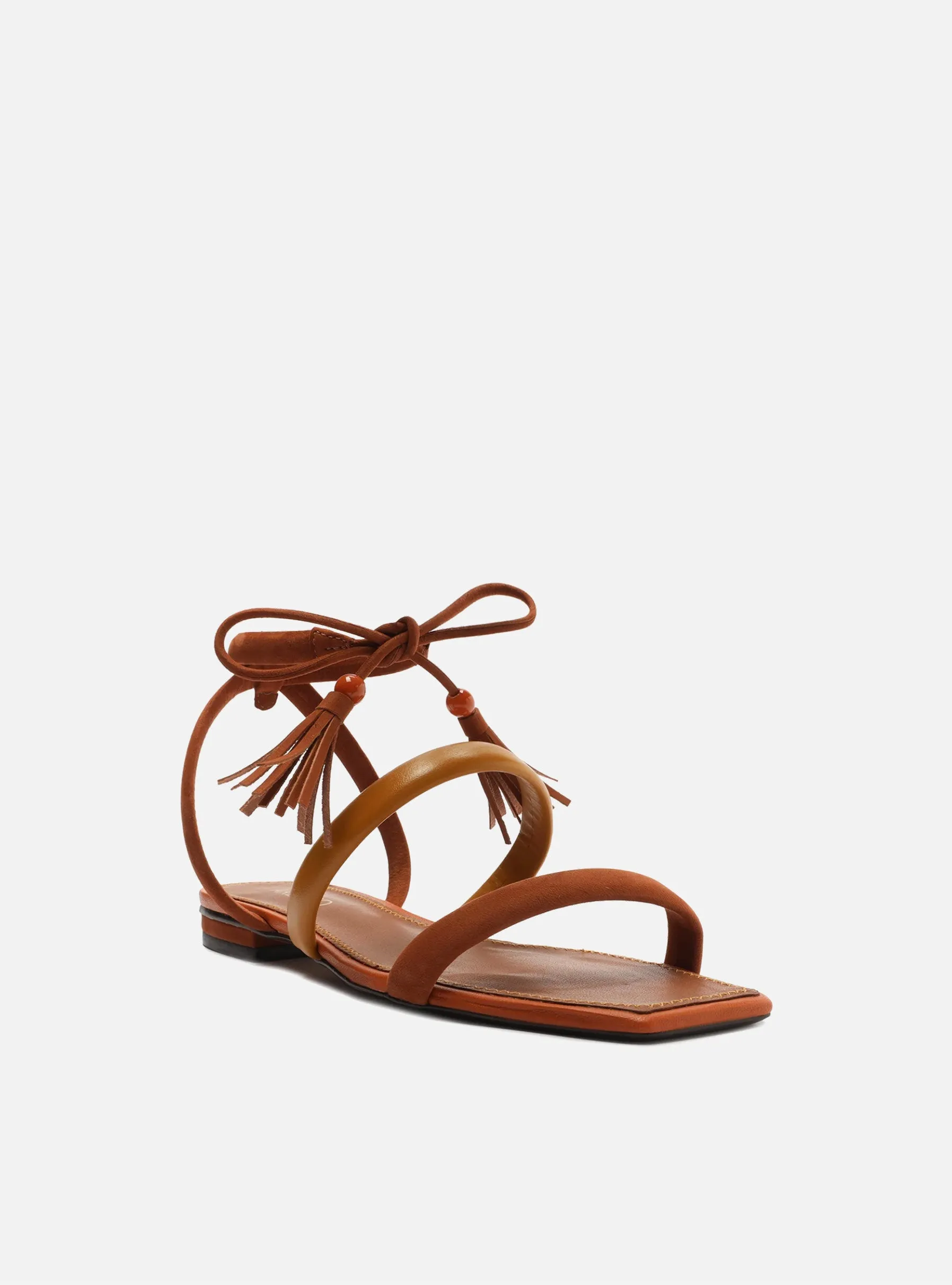 Lenny Frin Flat Nubuck Sandal