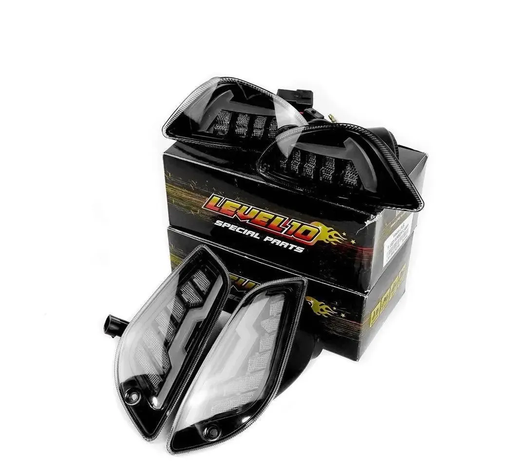 Level 10 Indicator Kit Led Smoked | Vespa S/LX 50/150cc