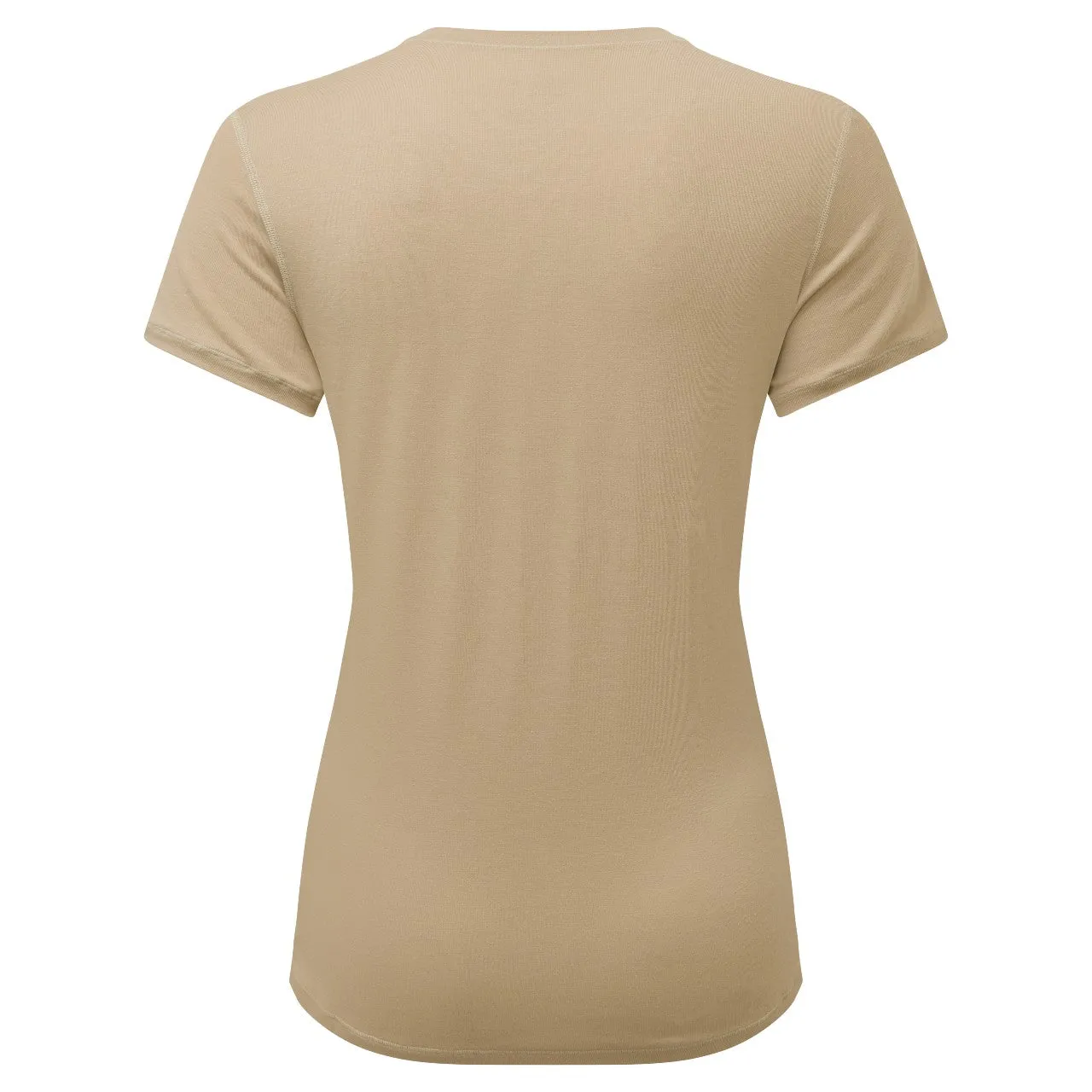 Life Tencel S/S Tee (Womens) - Latte Marl/Nightshade