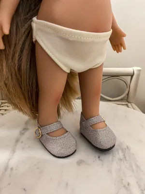 Light purple sparkle Mia shoes - RTS