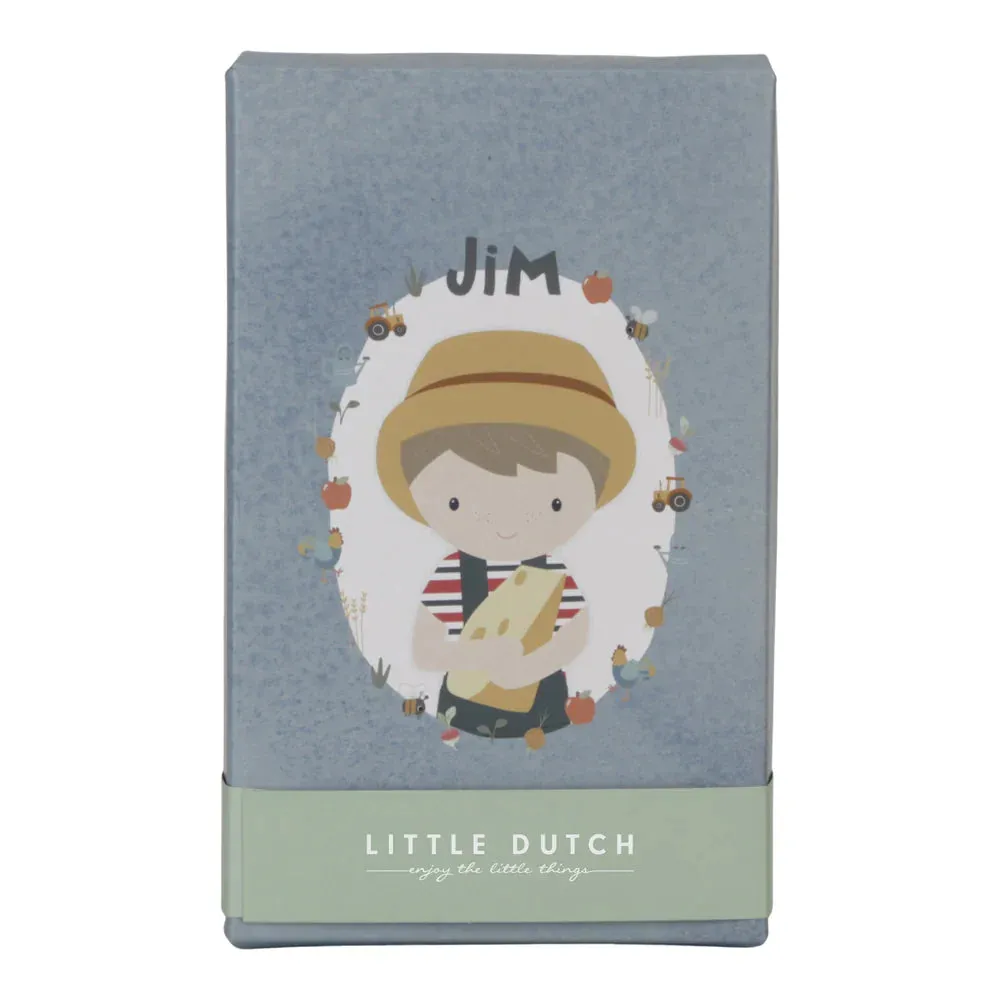 Little Dutch Little Farm - Cuddle Doll - Farmer Jim With Cheese