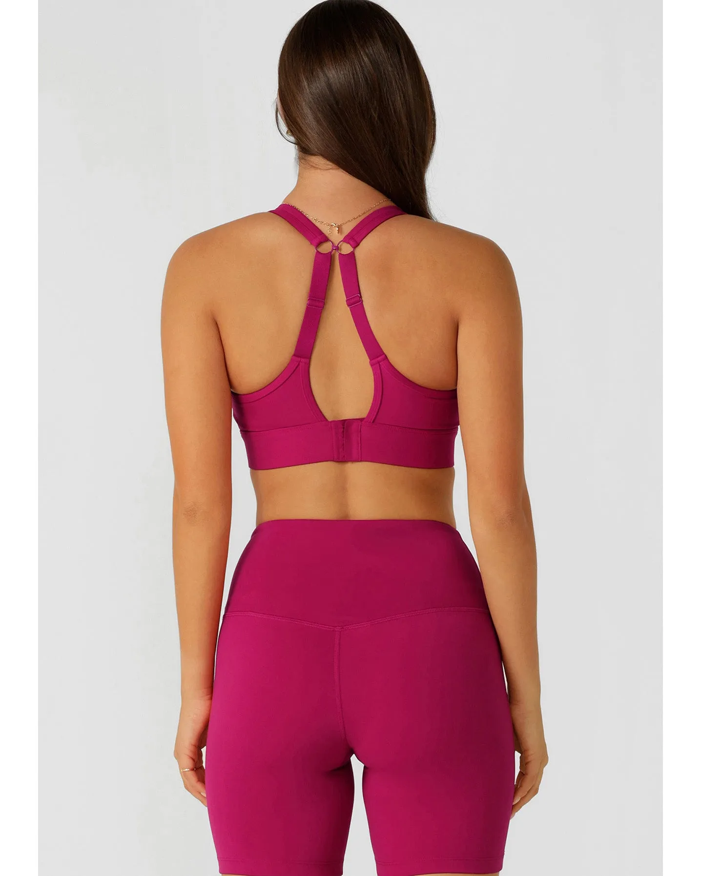 Lorna Jane Amy Maximum Support Sports Bra - Persian Rose
