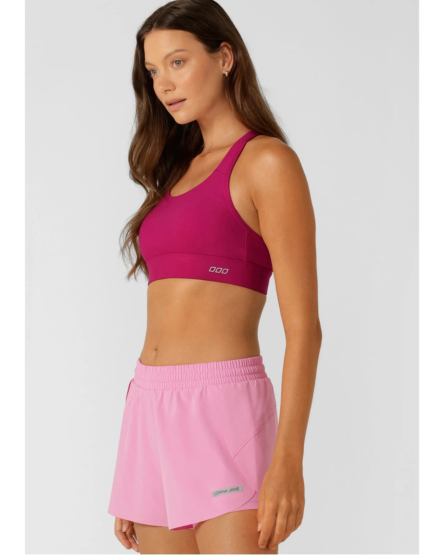Lorna Jane Amy Maximum Support Sports Bra - Persian Rose