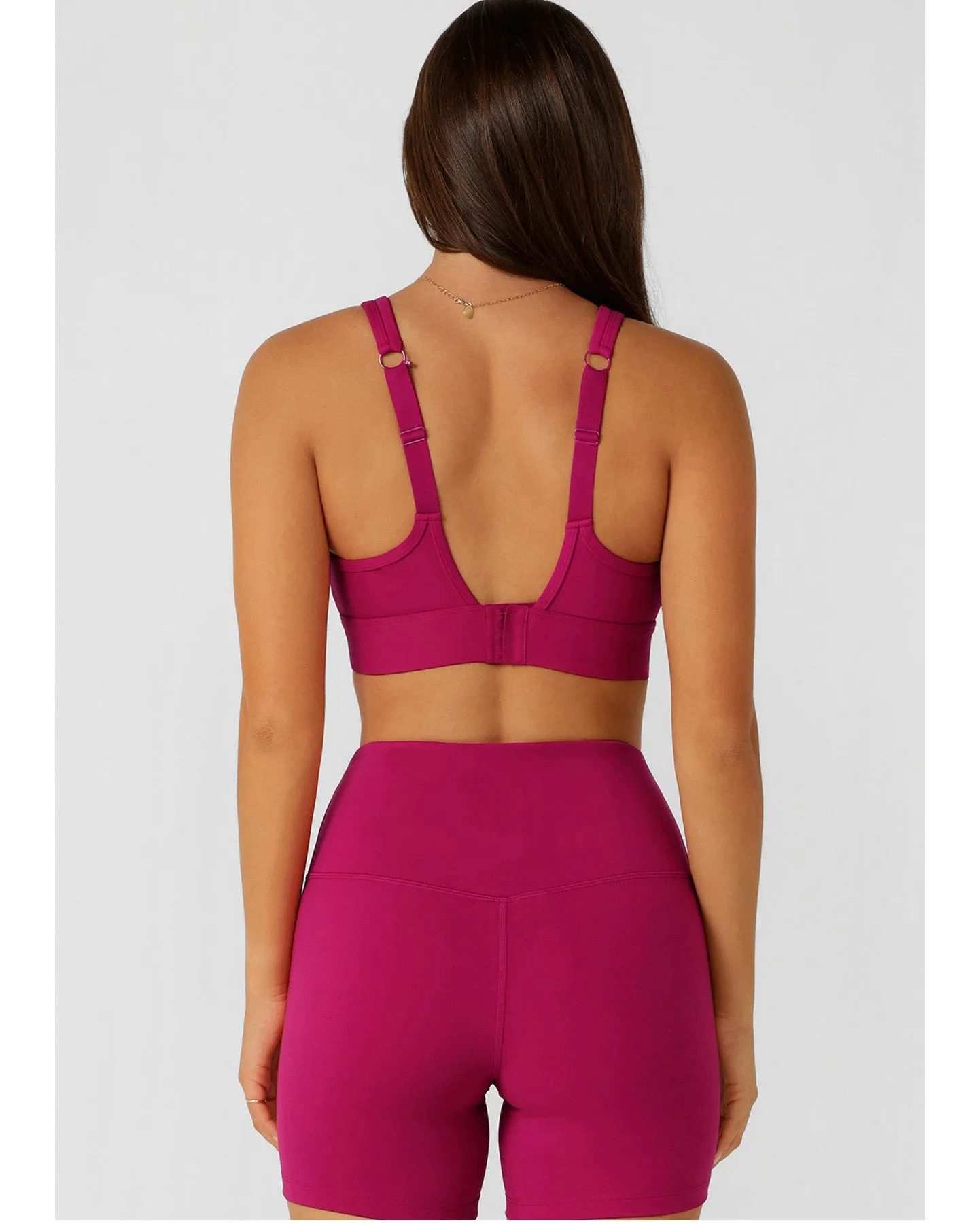 Lorna Jane Amy Maximum Support Sports Bra - Persian Rose