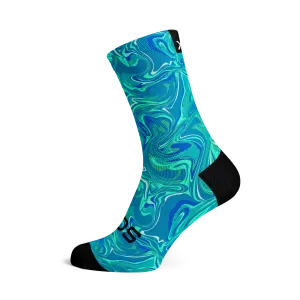 Marble Blue Socks