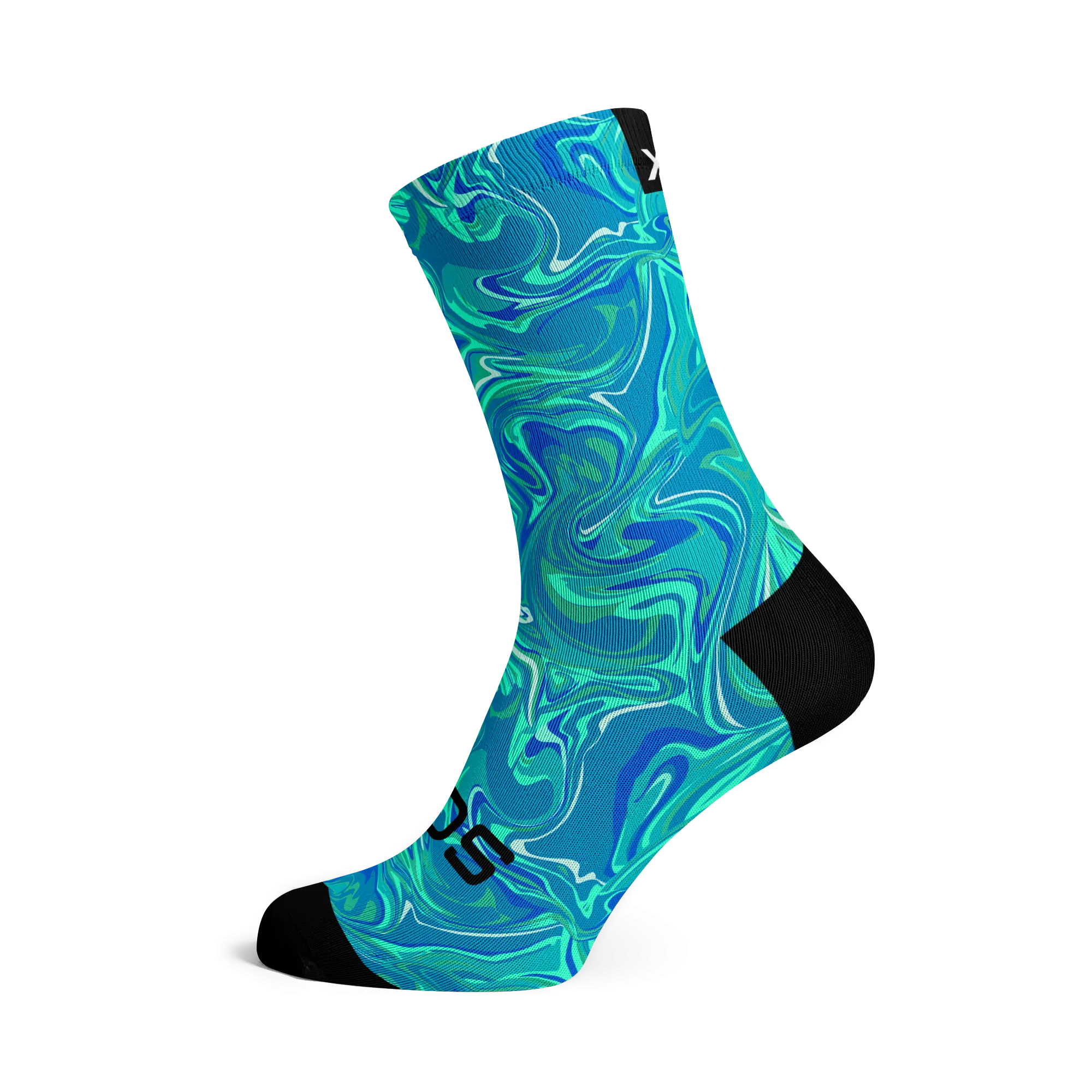 Marble Blue Socks