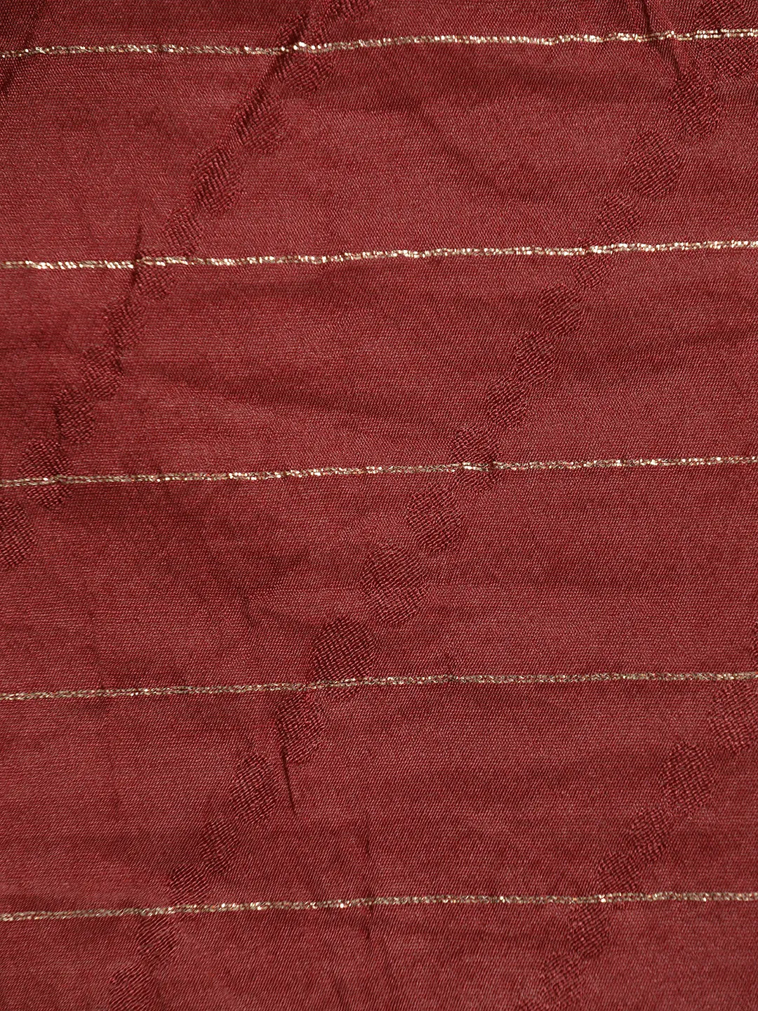 Maroon Banarasi Zari Woven Cotton Blend Saree