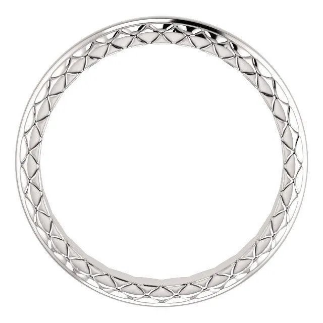 Matthew Woven Design Wedding Band