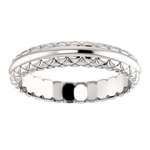 Matthew Woven Design Wedding Band