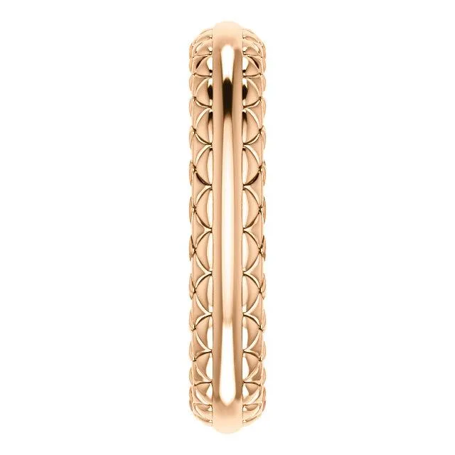 Matthew Woven Design Wedding Band