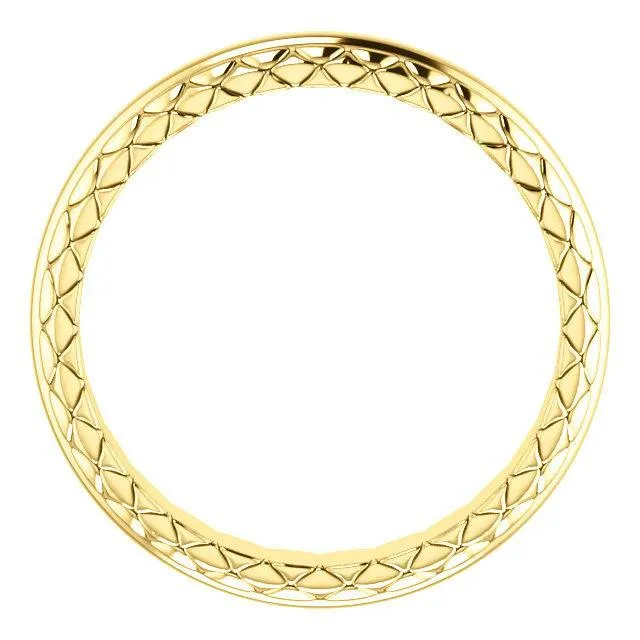 Matthew Woven Design Wedding Band