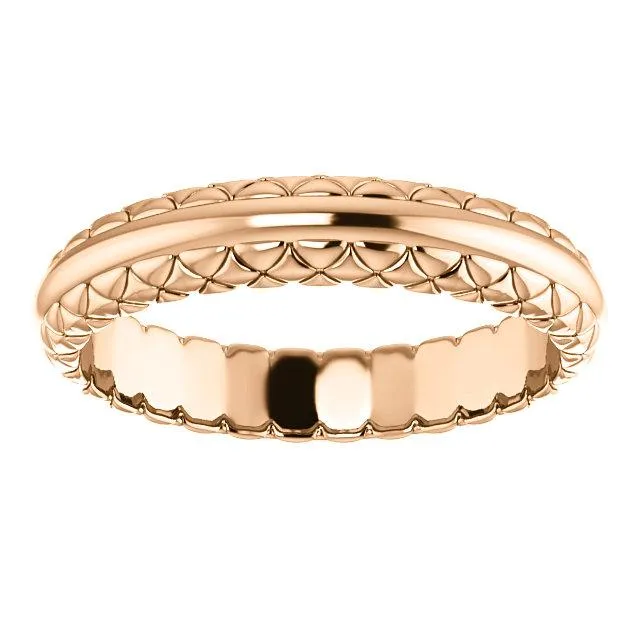 Matthew Woven Design Wedding Band