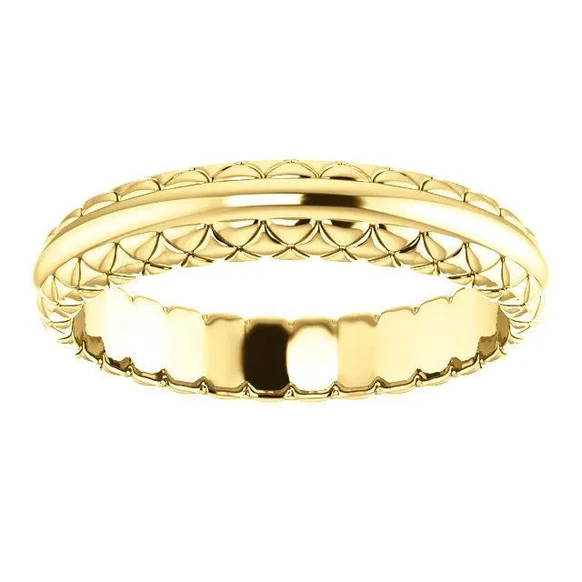 Matthew Woven Design Wedding Band