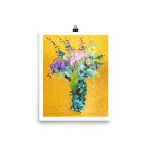 MCG Flower Bouquet Framed Art Print
