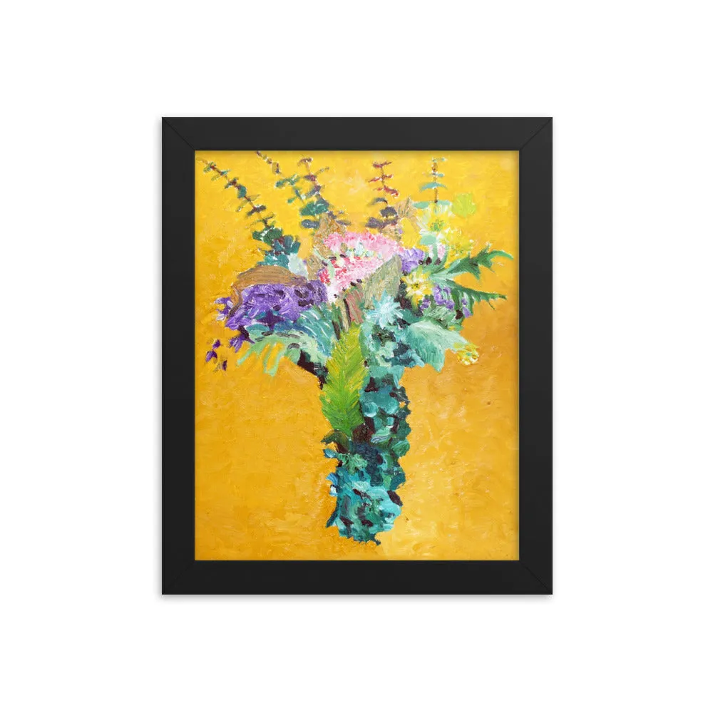 MCG Flower Bouquet Framed Art Print