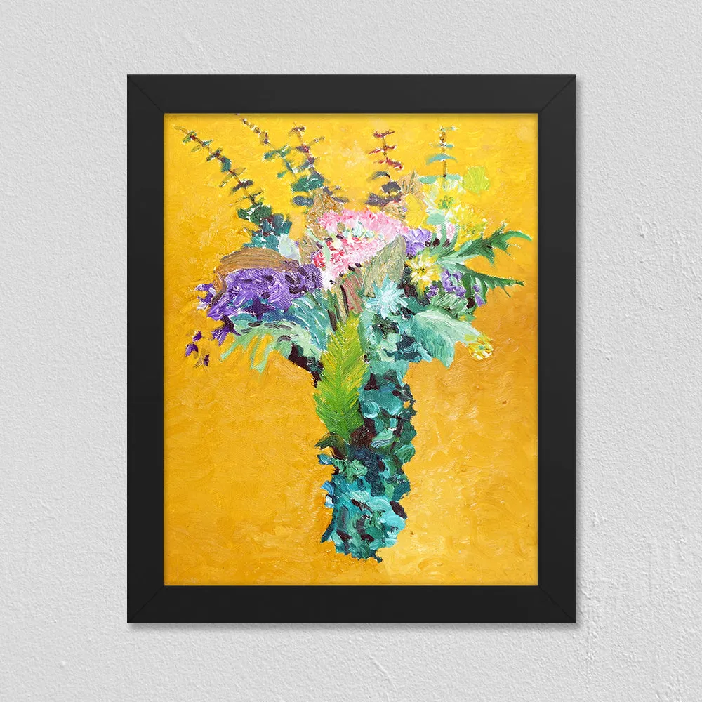 MCG Flower Bouquet Framed Art Print