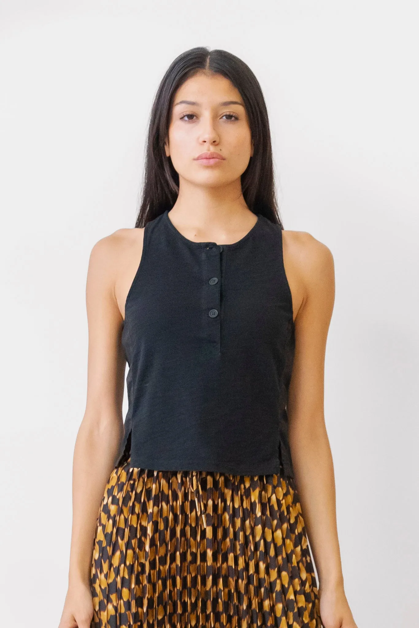 Nation Bree Tank in Jet Black