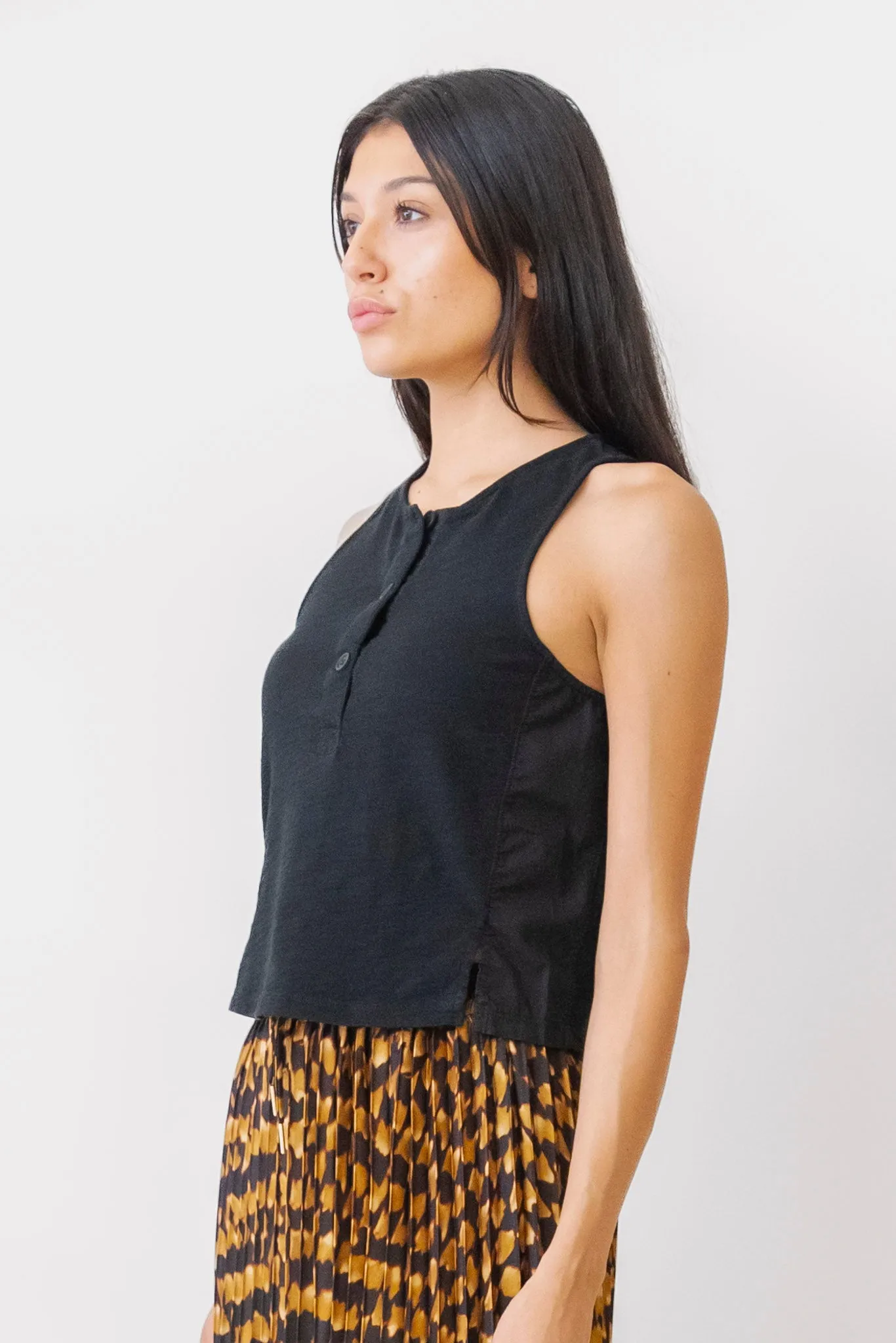 Nation Bree Tank in Jet Black
