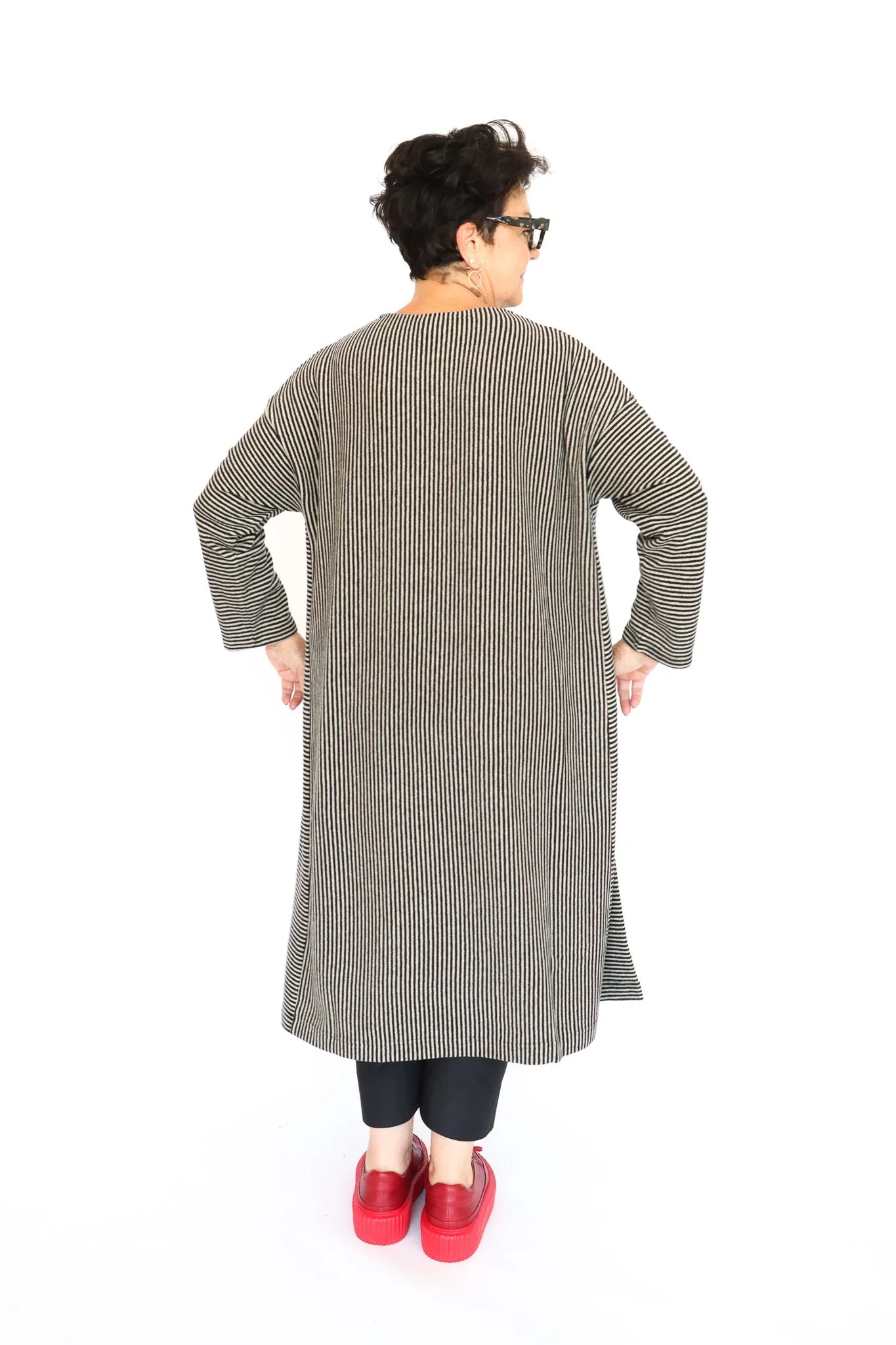 Neirami Striped Midi Dress