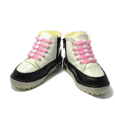 No-Tie Light Elastic Silicone Shoelaces