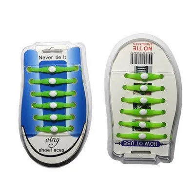 No-Tie Light Elastic Silicone Shoelaces