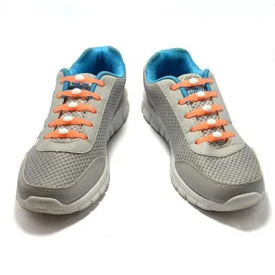 No-Tie Light Elastic Silicone Shoelaces
