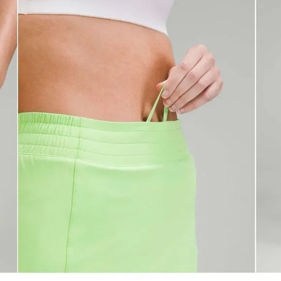 NWT New LULULEMON Hotty Hot High Rise Skirt Skort Scream Green Light SCGL 4 Long