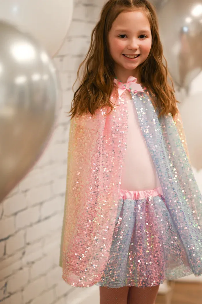 Ombre Sequins Skirt Flexible Size 4-6