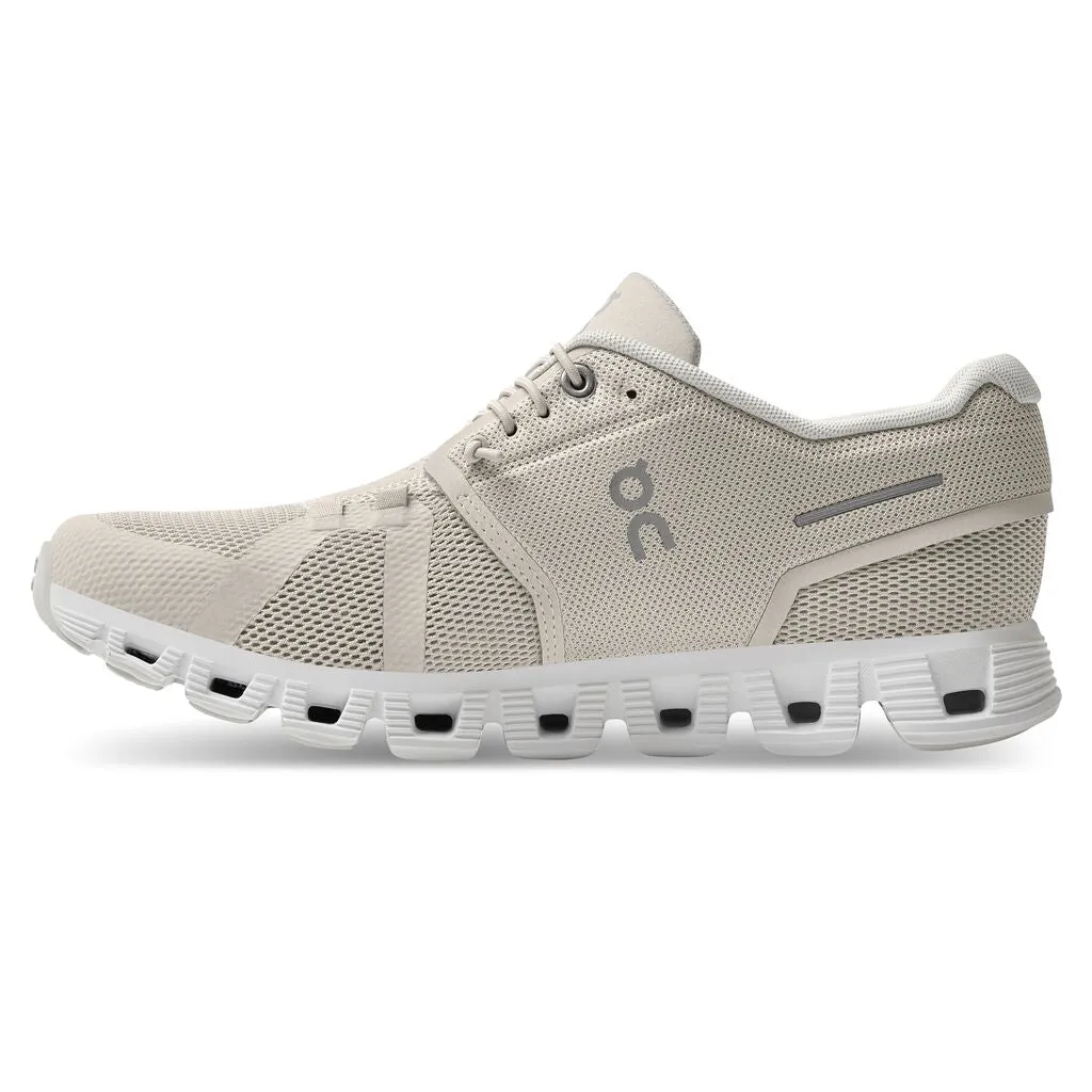On Running Cloud 5 (Womens) - Pearl/White