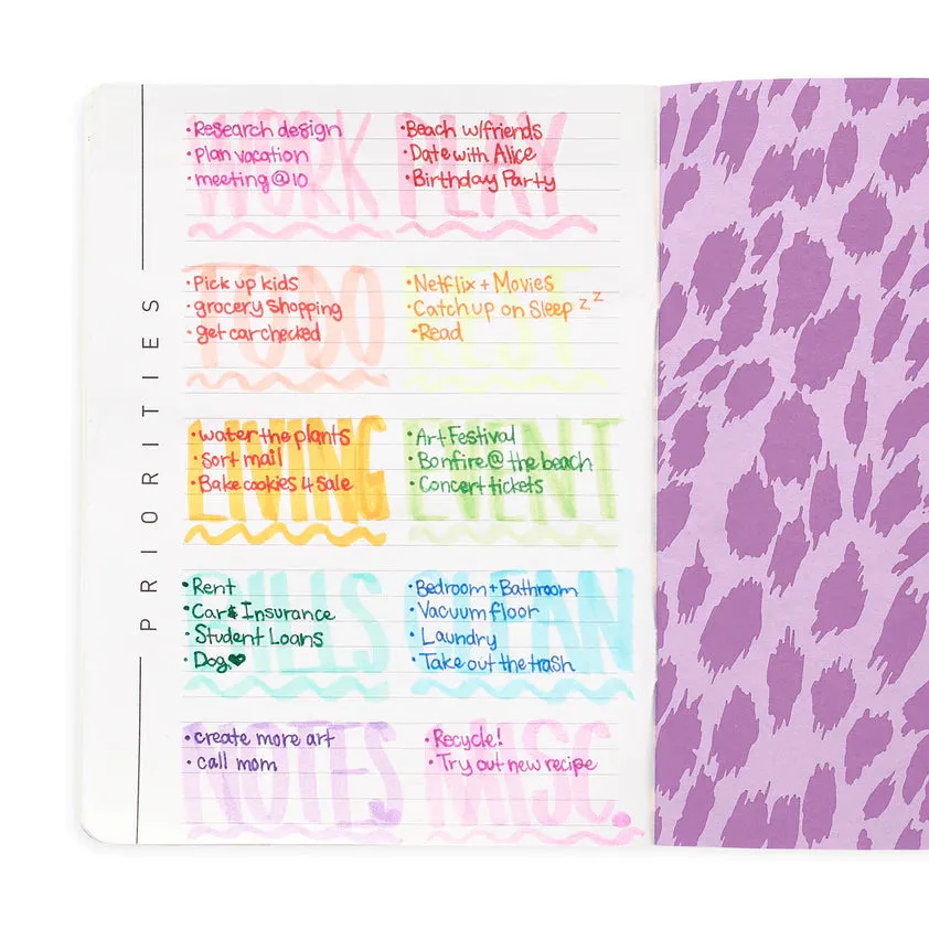Ooly Pastel Mints Scented Flextip Highlighters - Set of 10 Colors