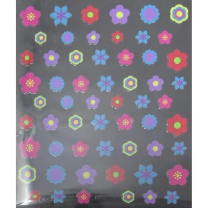 Pasties Decals - Bright Summer Flowers