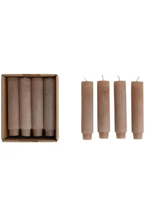 Pleated Taper Candles