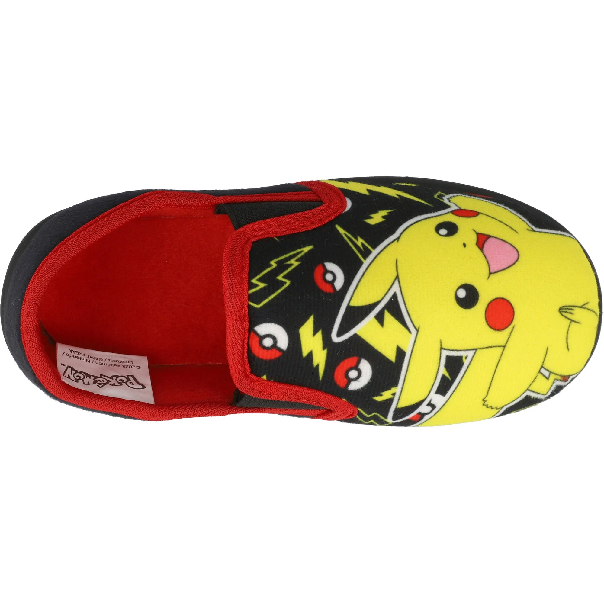 Pokémon Garrison Black Kids Slippers
