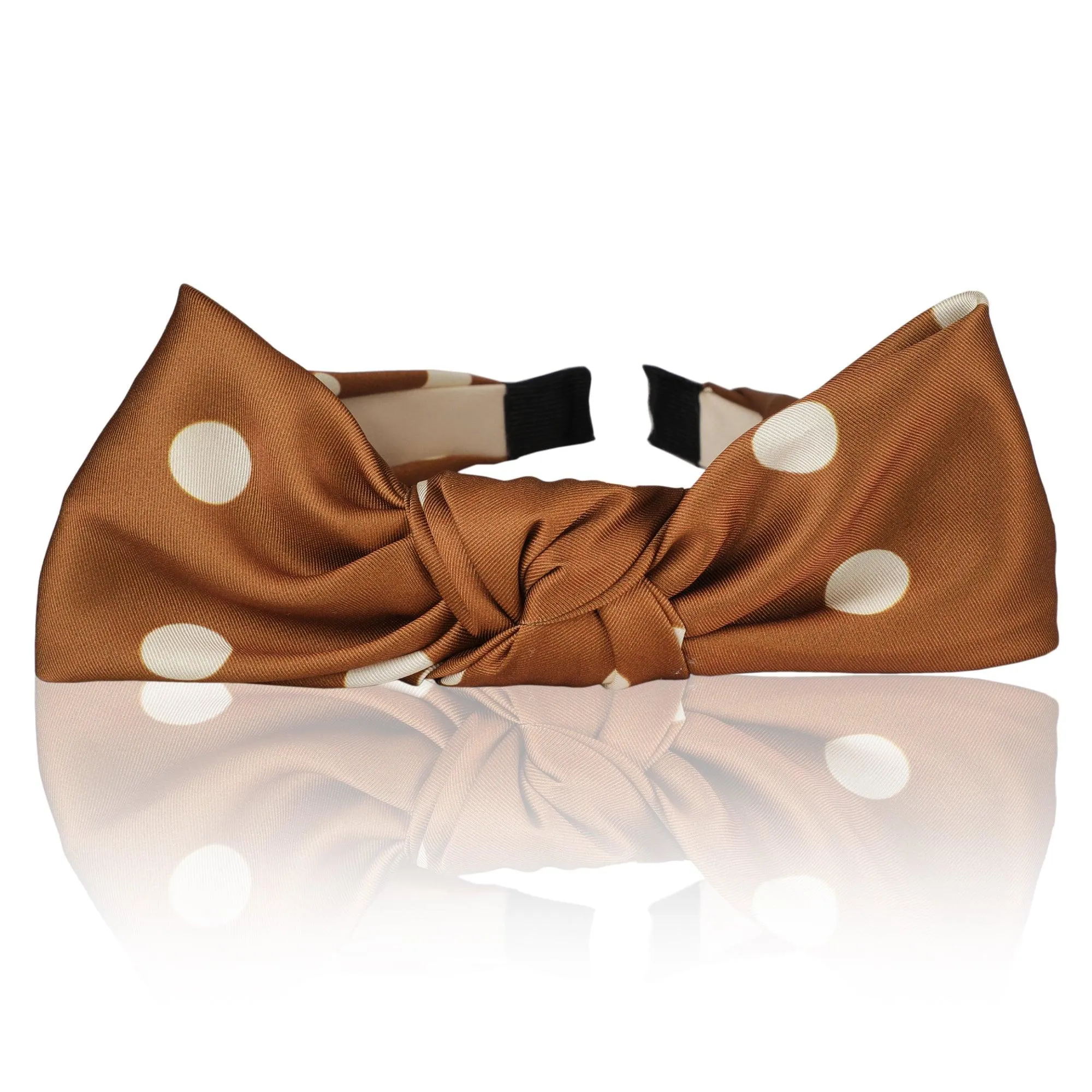 Polka Dot-Brown Hairband