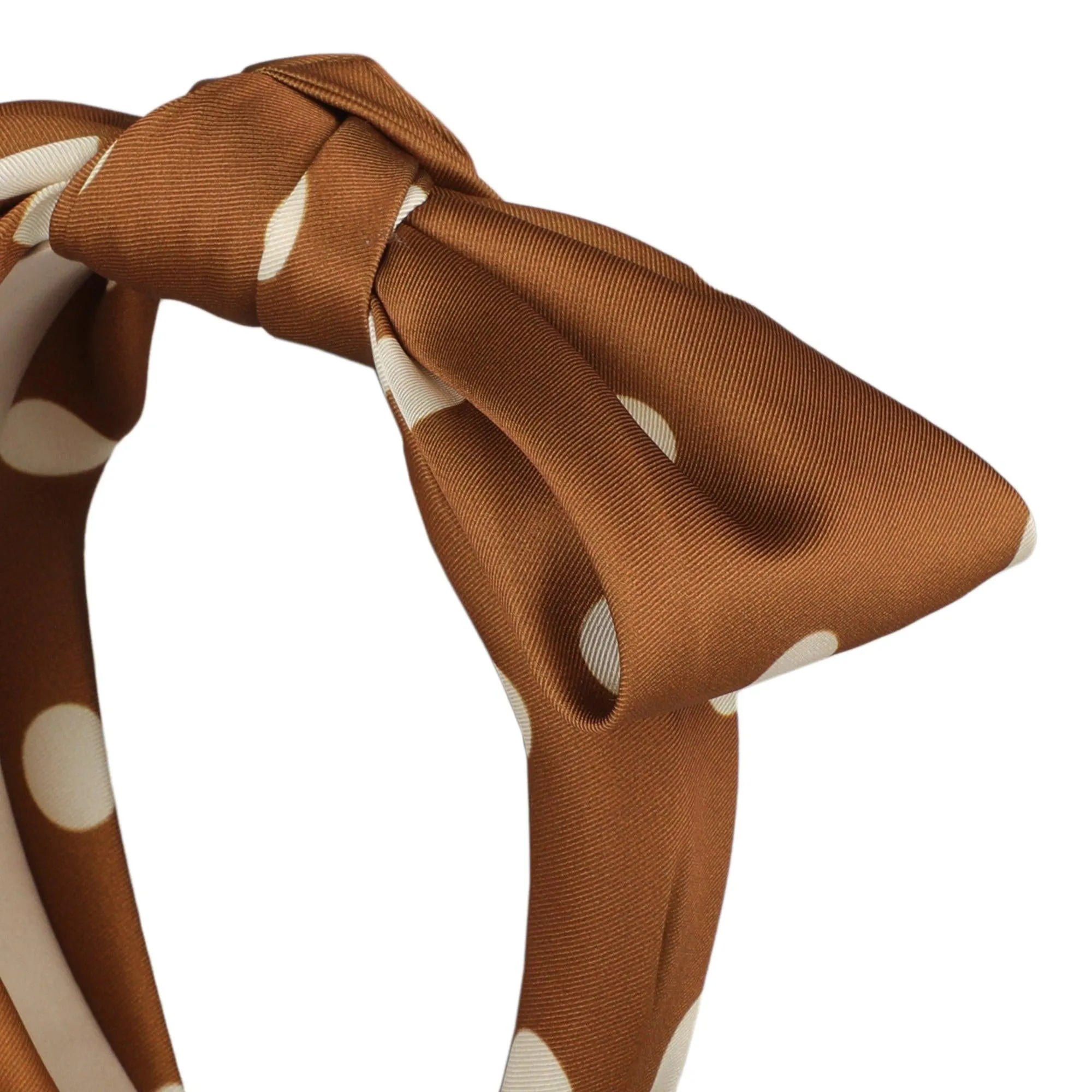 Polka Dot-Brown Hairband