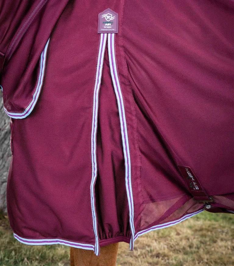 Premier Equine Combo Mesh Air Fly Rug (Burgundy)