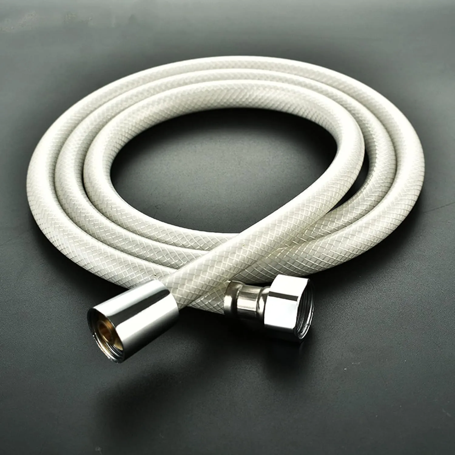 PVC Flexible Silver Shower Hose 1.5m - L01006LSG